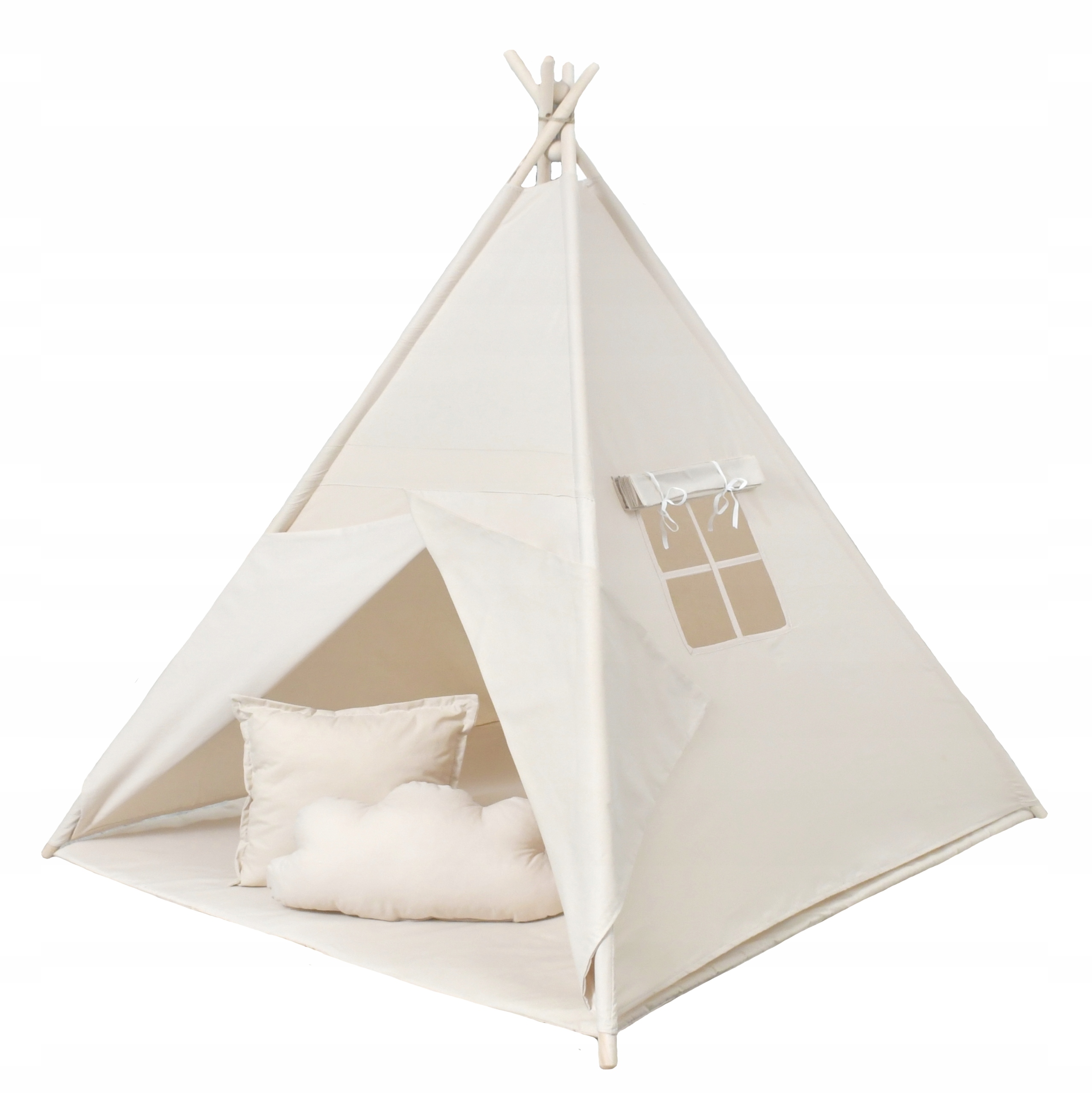 Stan Dreamland béžový wigwam iglu 12 m+ s karimatkou, girlandou a vankúšom